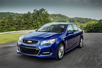 2016 Chevrolet SS blue exterior model