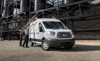 2017 Ford Transit white exterior